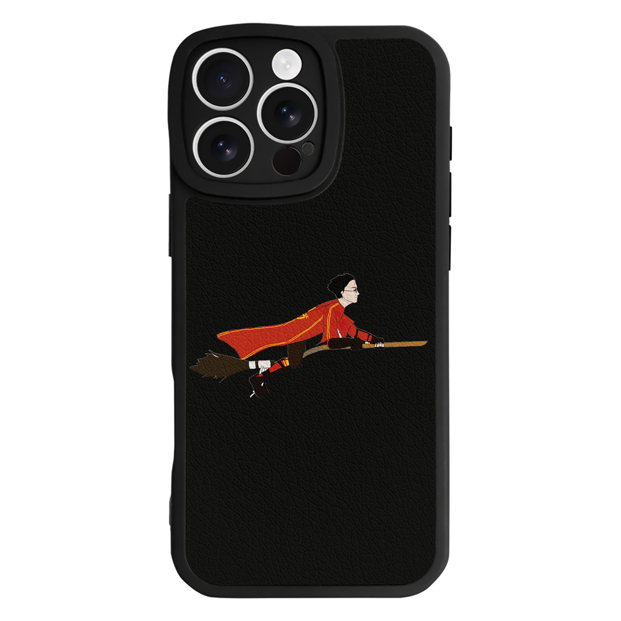 （画像用） Harry Potter ハリー・ポッターシリーズ 【iPhone 16シリーズ対応】シリコンスマホケース（レザー調） 材質：シリコン